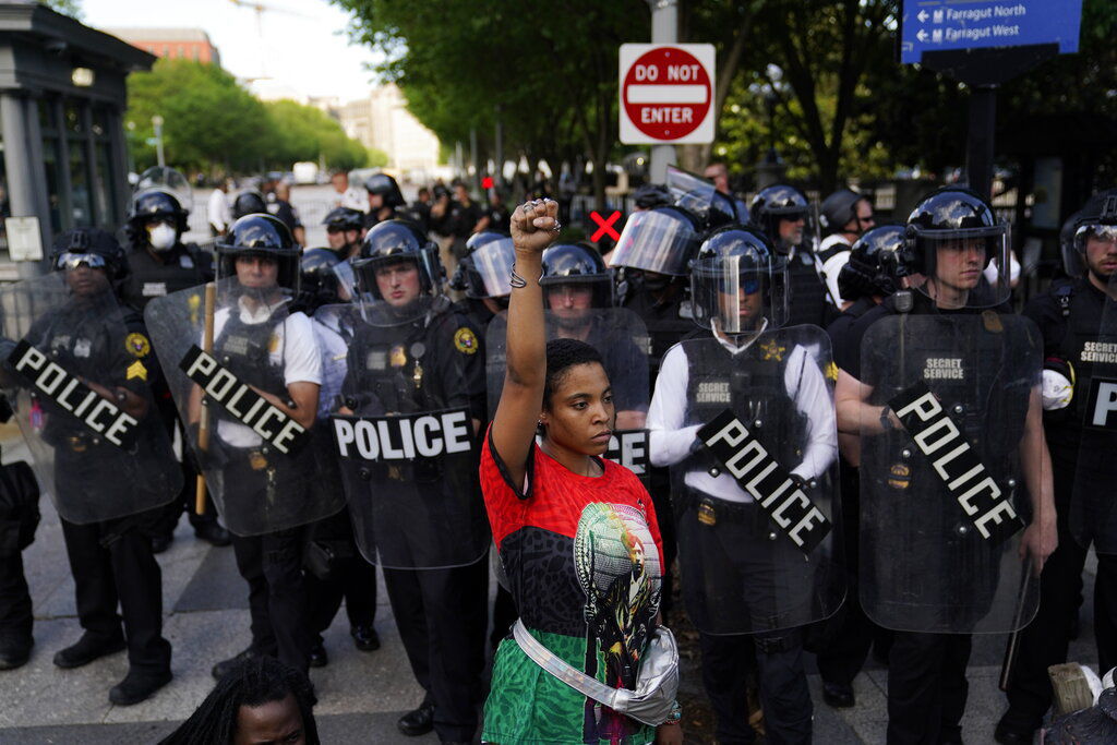 APTOPIX Minneapolis Police Death Washington Protest